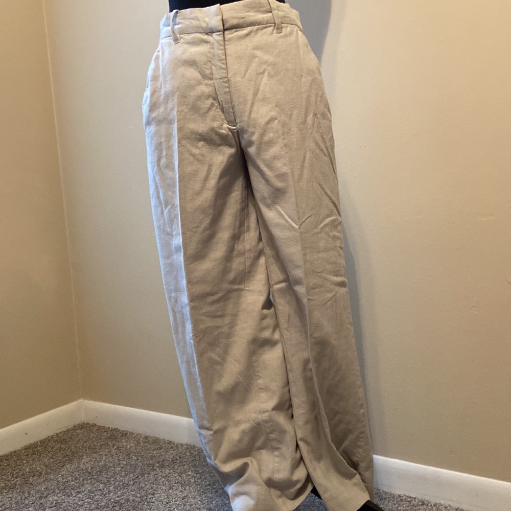 Abercrombie & Fitch linen mint pants - Picture 4 of 5